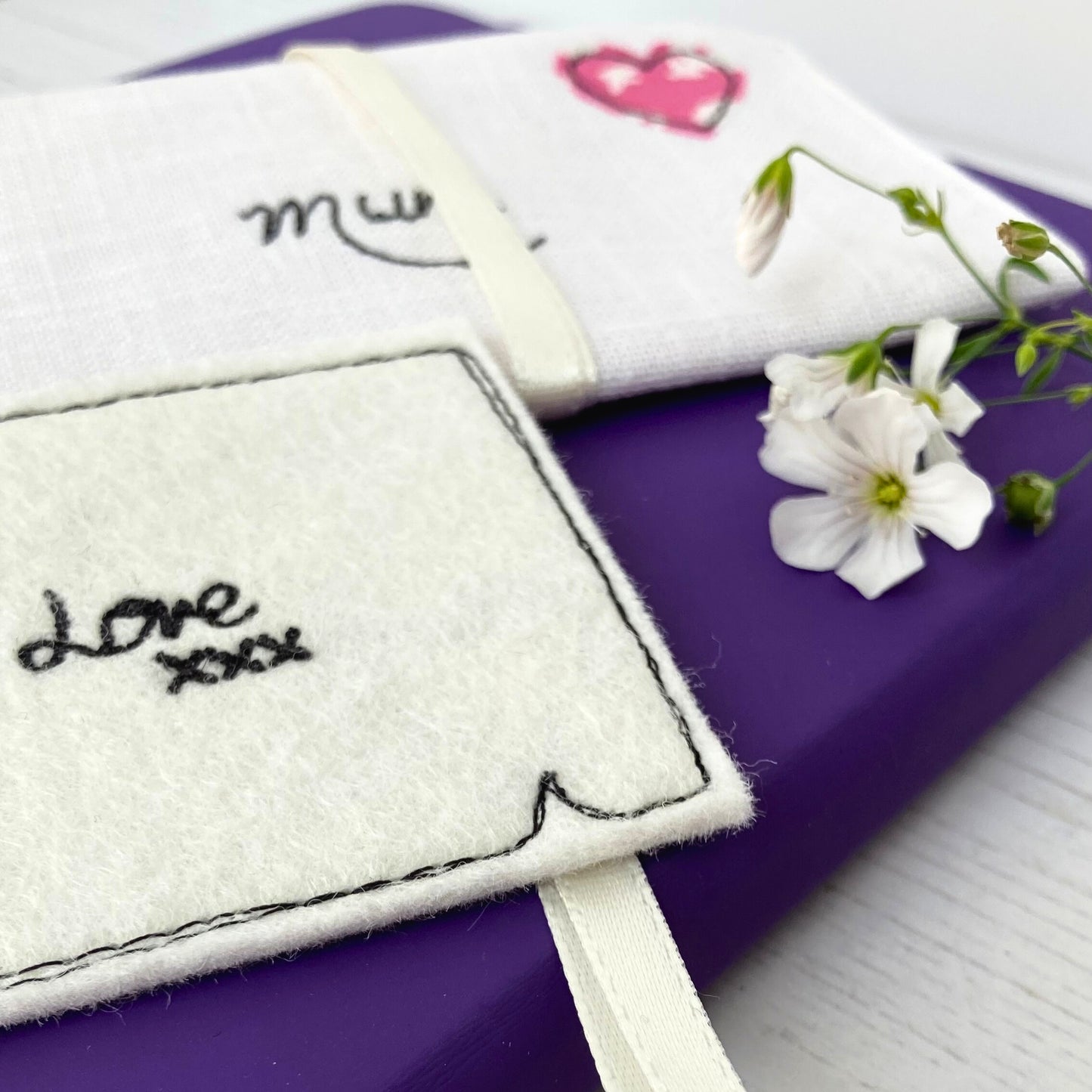 Linen Love Note for Mum