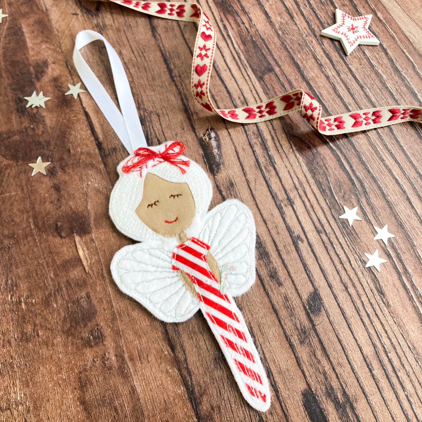 Candy Cane Fairy Decoration