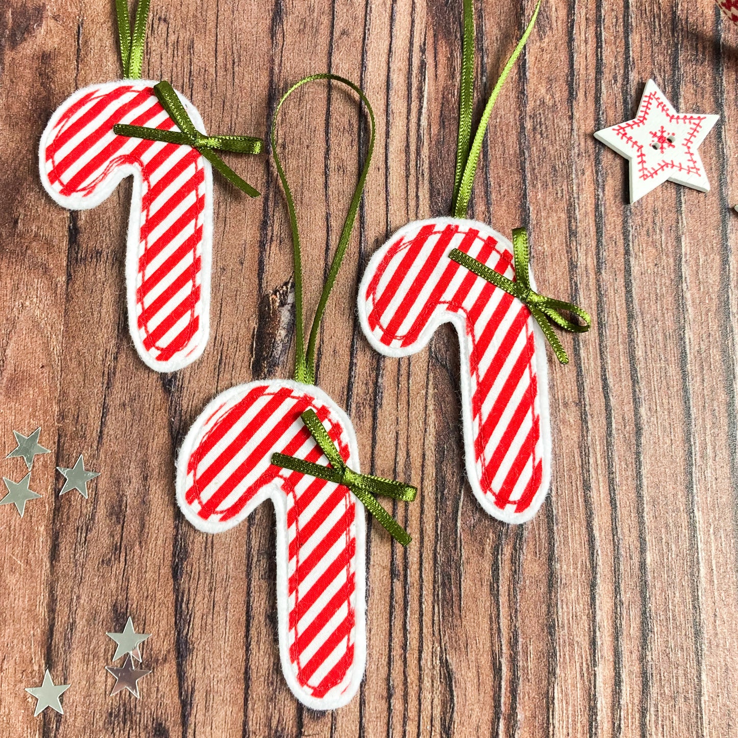 Candy Cane Decoration Set