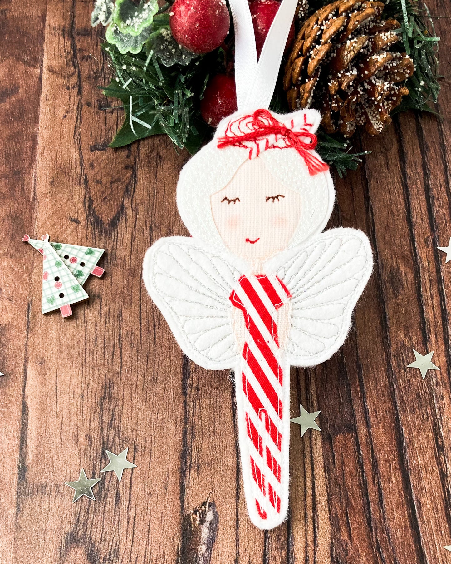 Candy Cane Fairy Decoration