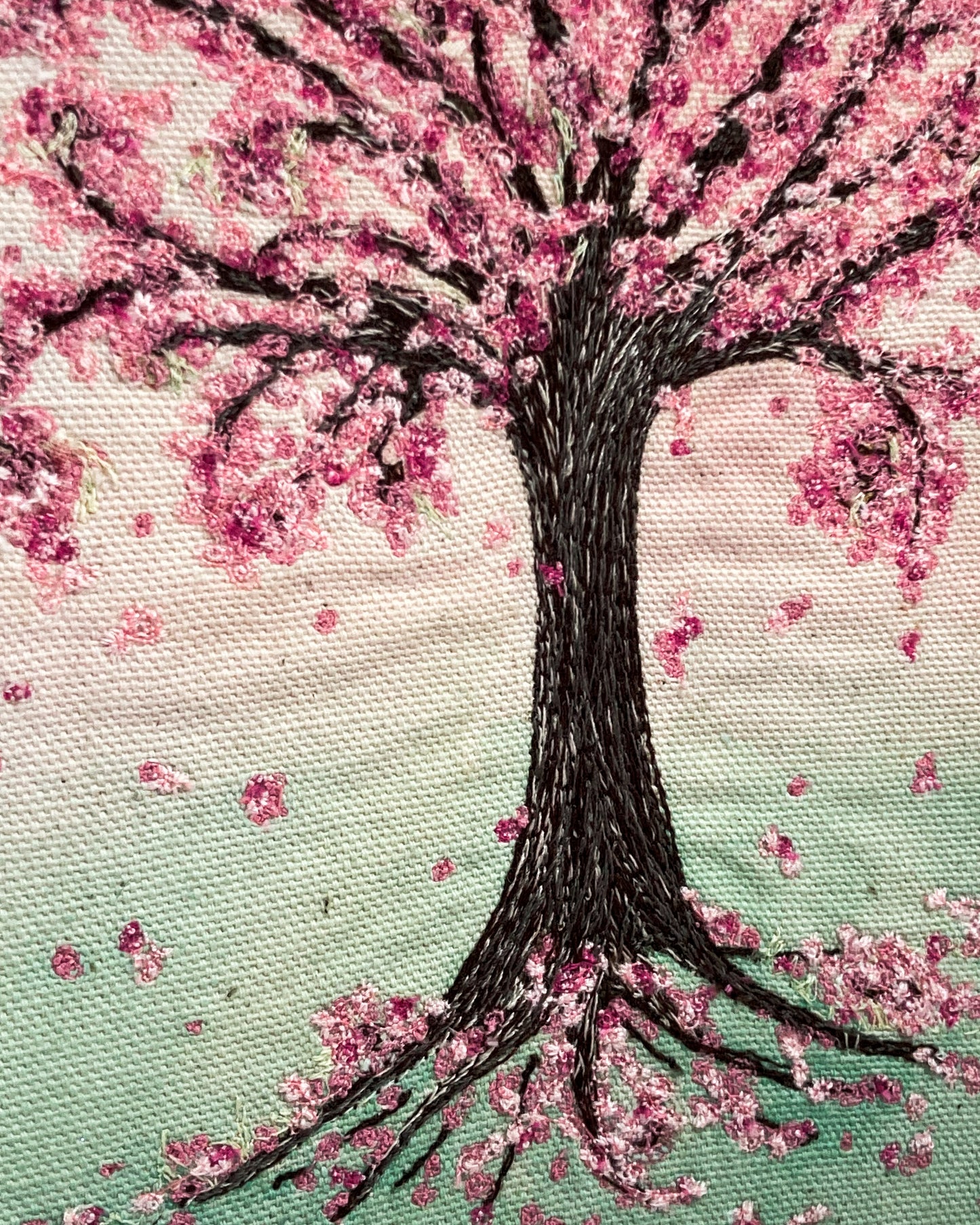 Blossom wall hanging hoop