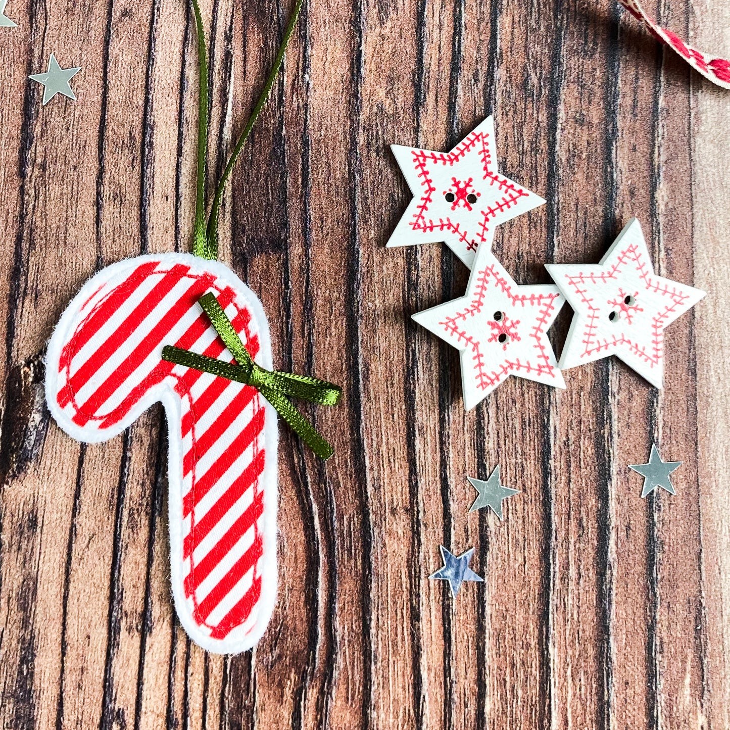 Candy Cane Decoration Set