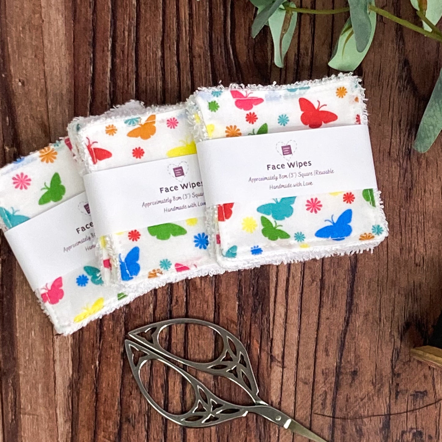 Pretty Reusable Face Wipes