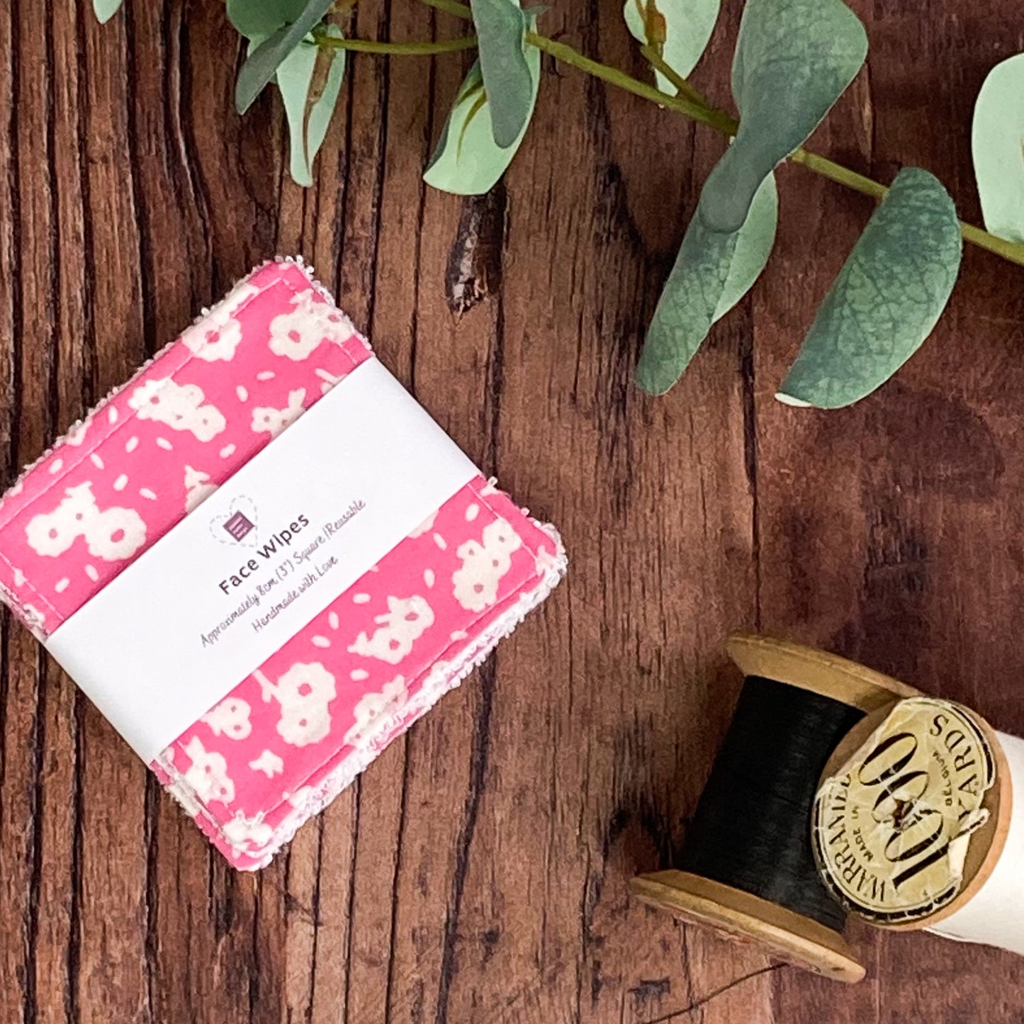 Pretty Reusable Face Wipes