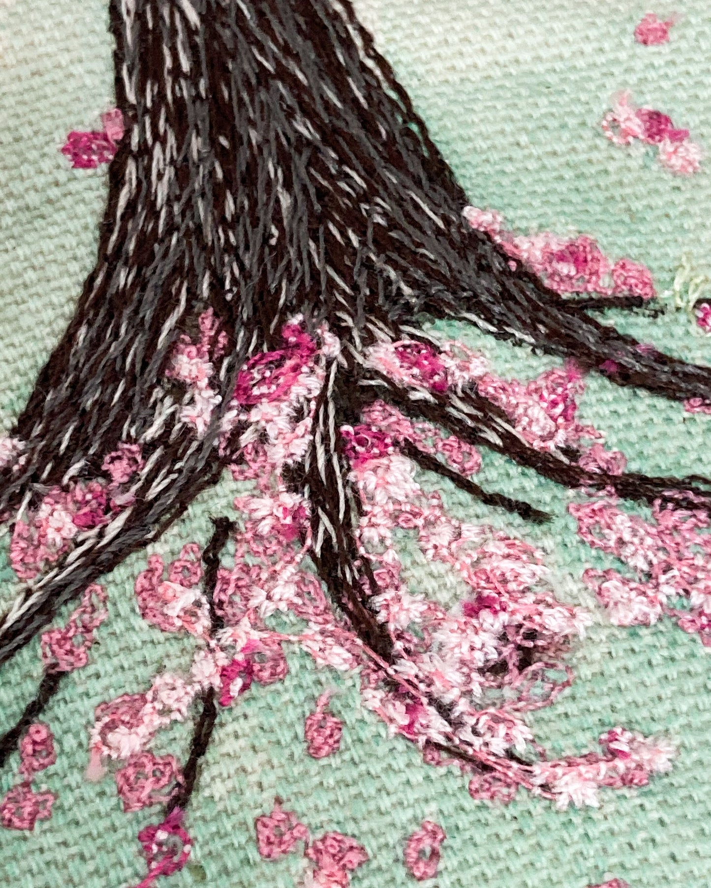 Blossom wall hanging hoop