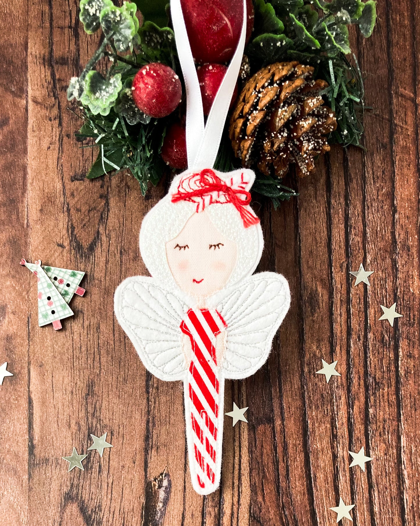 Candy Cane Fairy Decoration