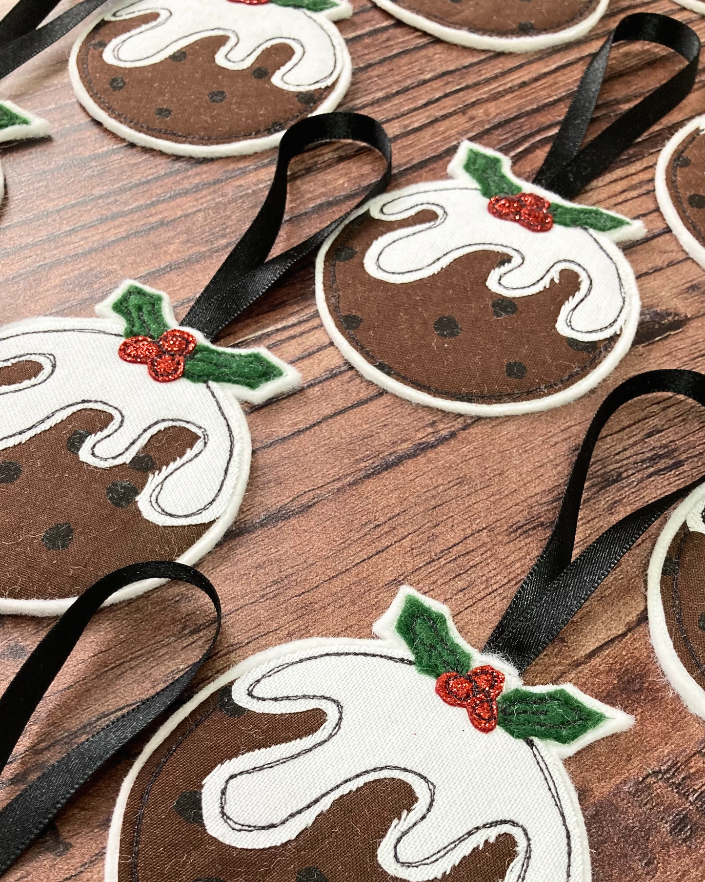 Christmas Pudding Decoration Set