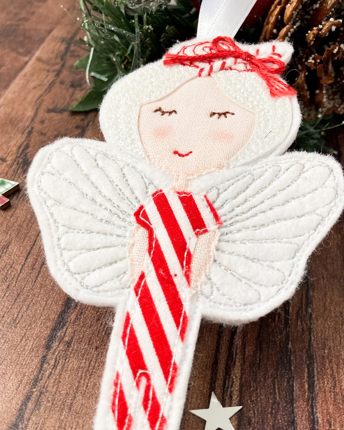 Candy Cane Fairy Decoration