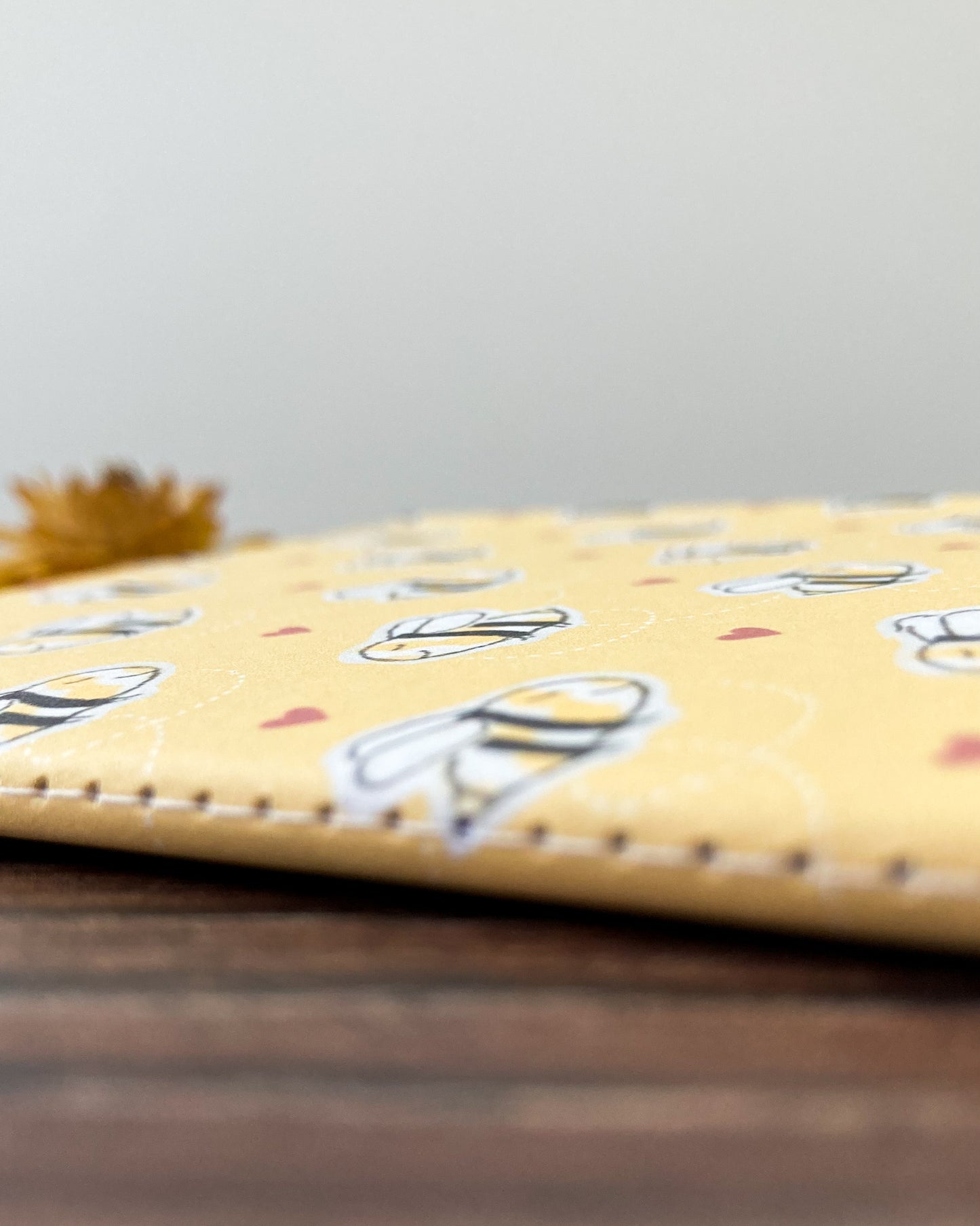 Handmade A6 Hap-Bee Notebook