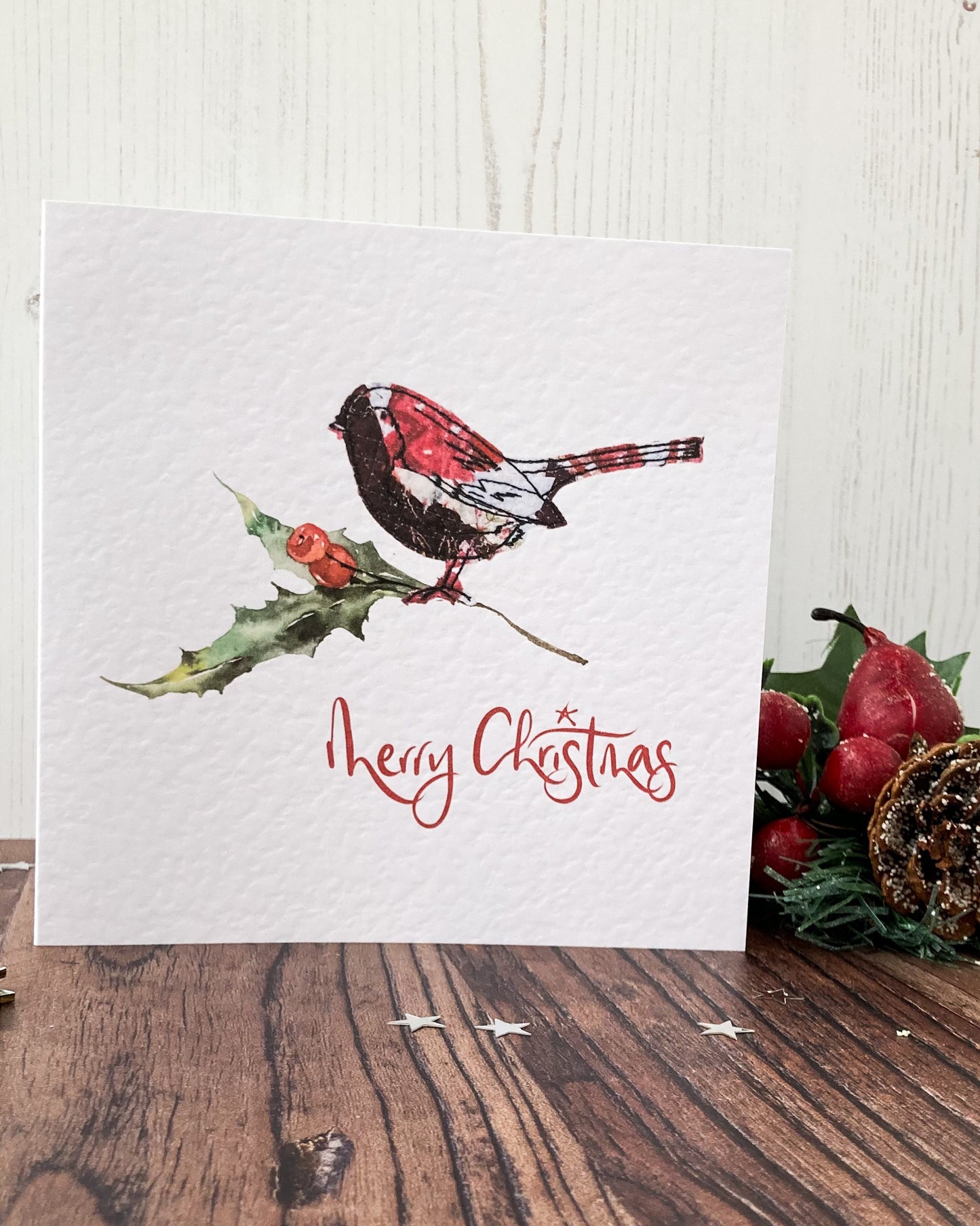 Robin Christmas Card