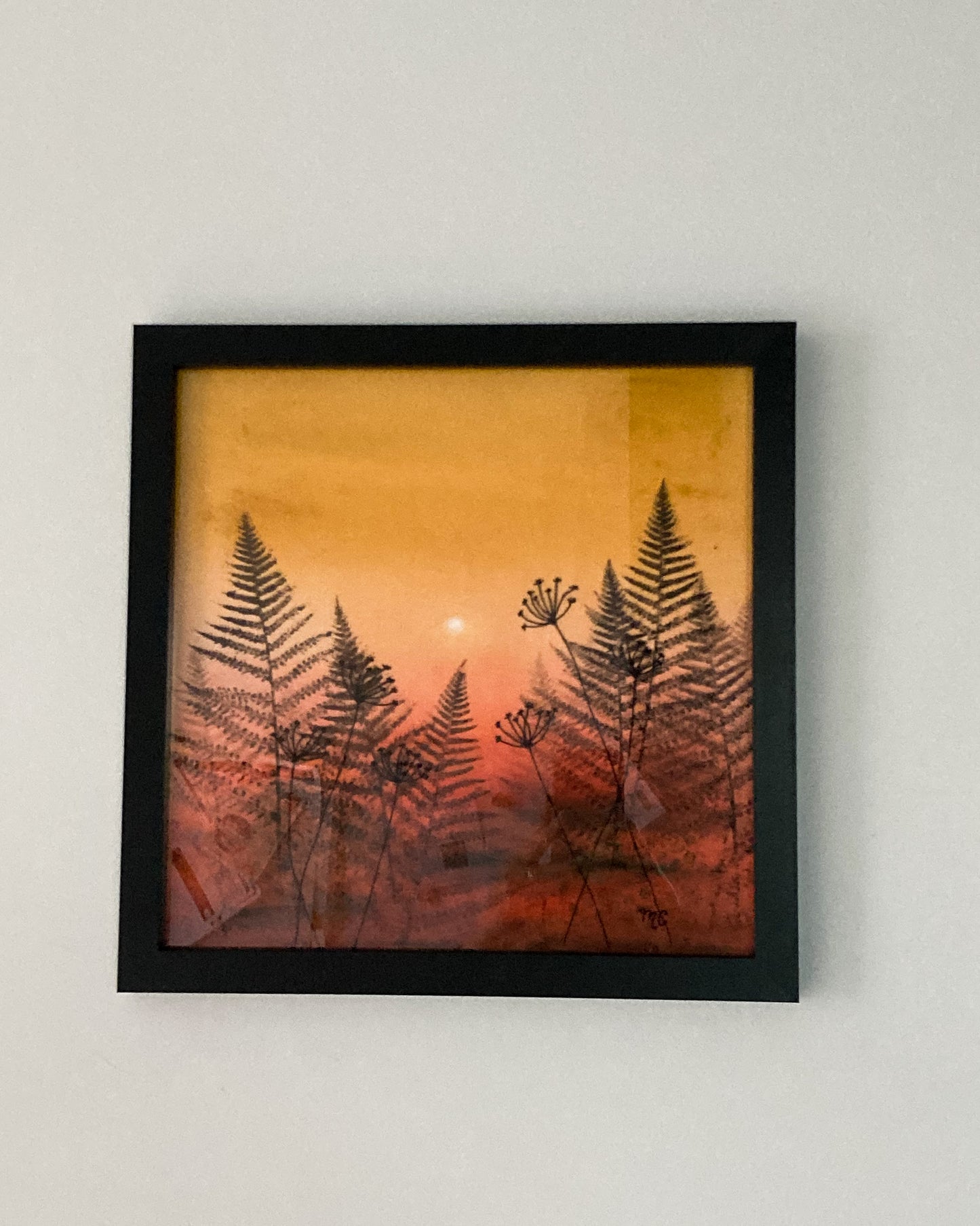 Fall Framed Mixed Media Art