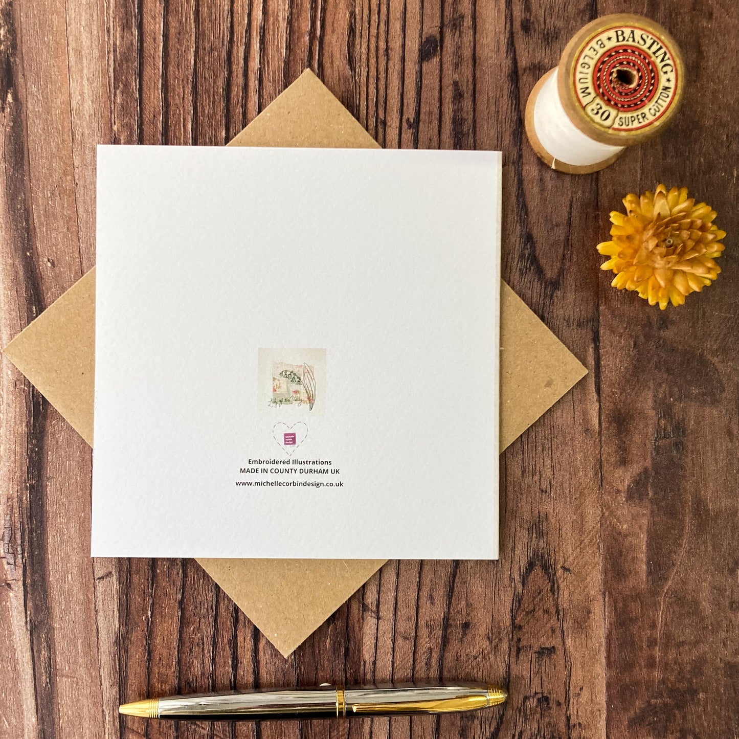 Lily of the Valley Greetings Card May Birth Flower
